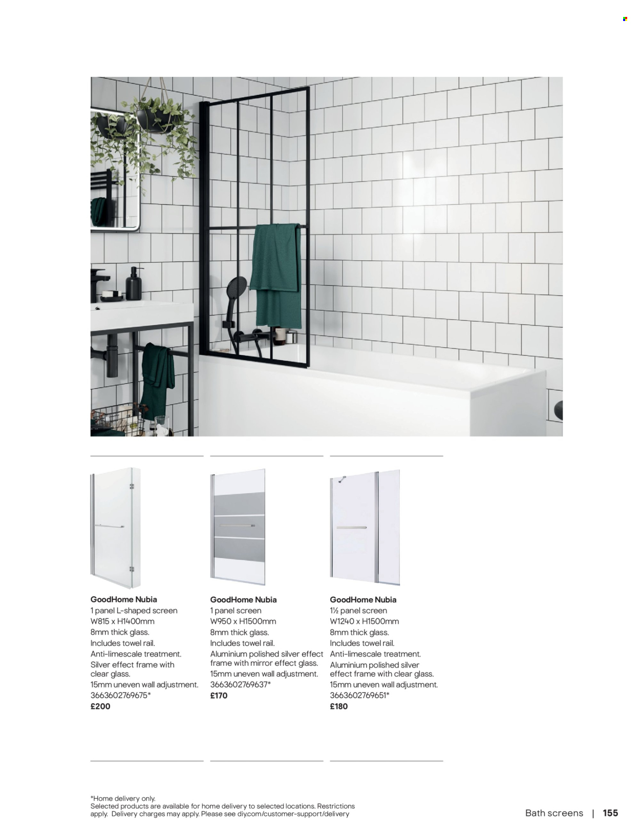 B&Q offer. Page 155
