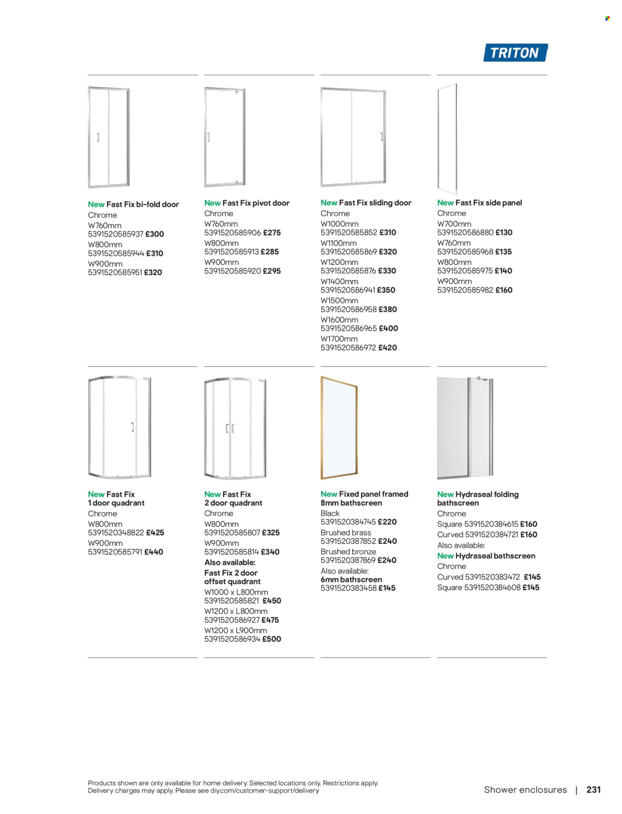 B&Q offer. Page 231