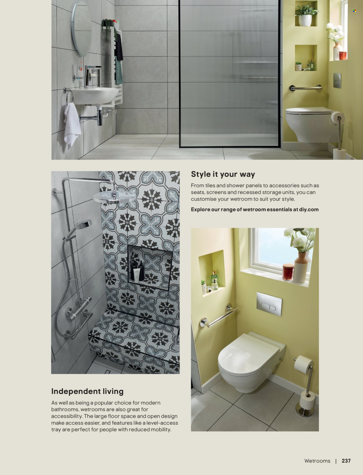 B&Q offer. Page 237