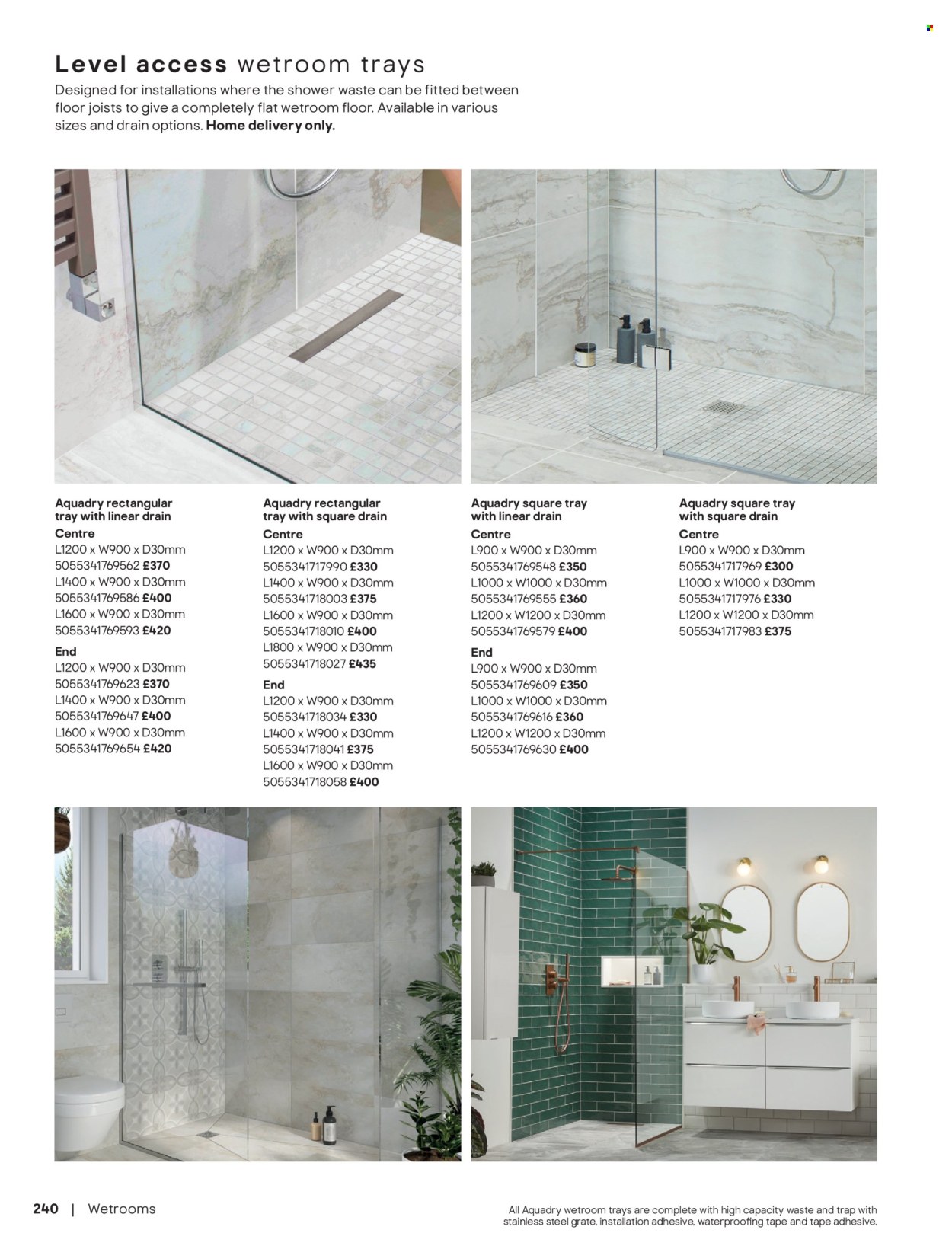 B&Q offer. Page 240