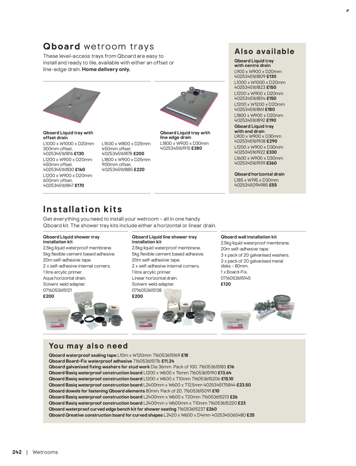 B&Q offer. Page 242