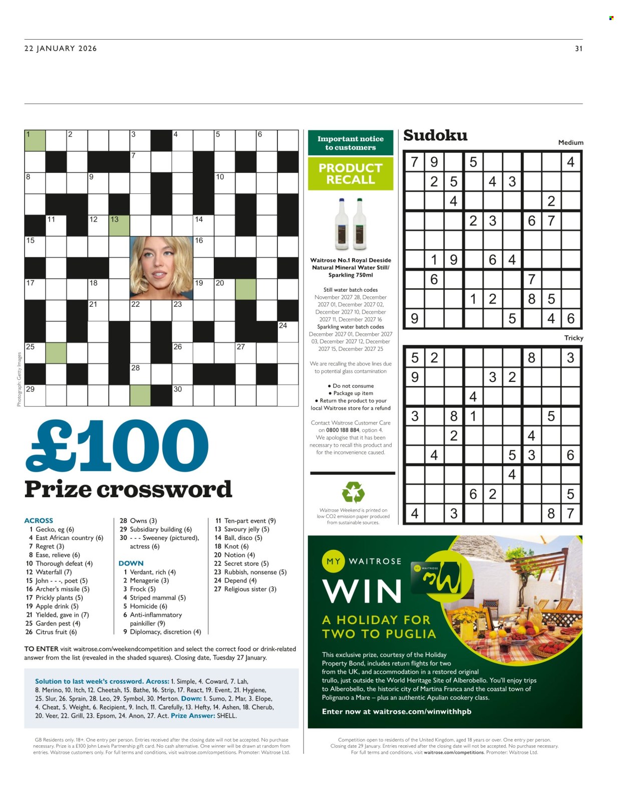 Waitrose offer. Page 31