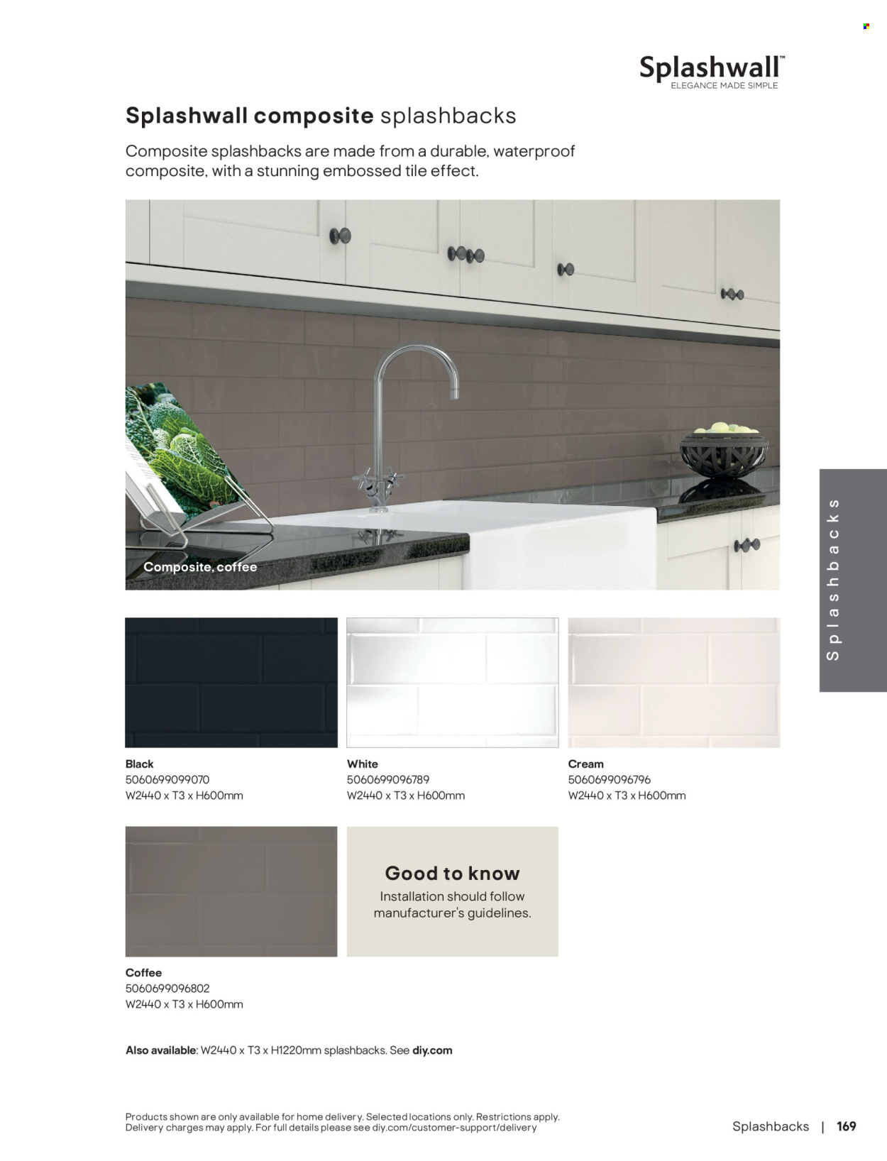 B&Q offer. Page 169