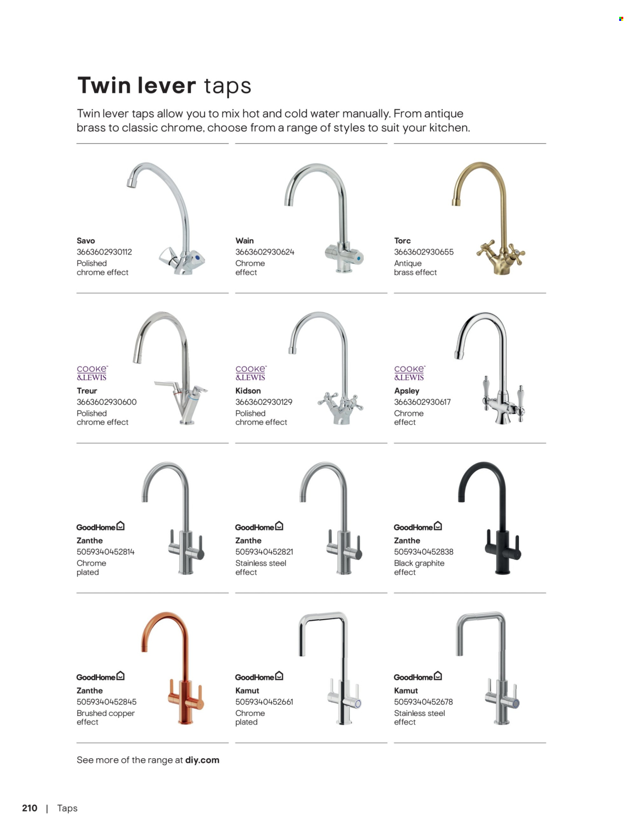 B&Q offer. Page 210
