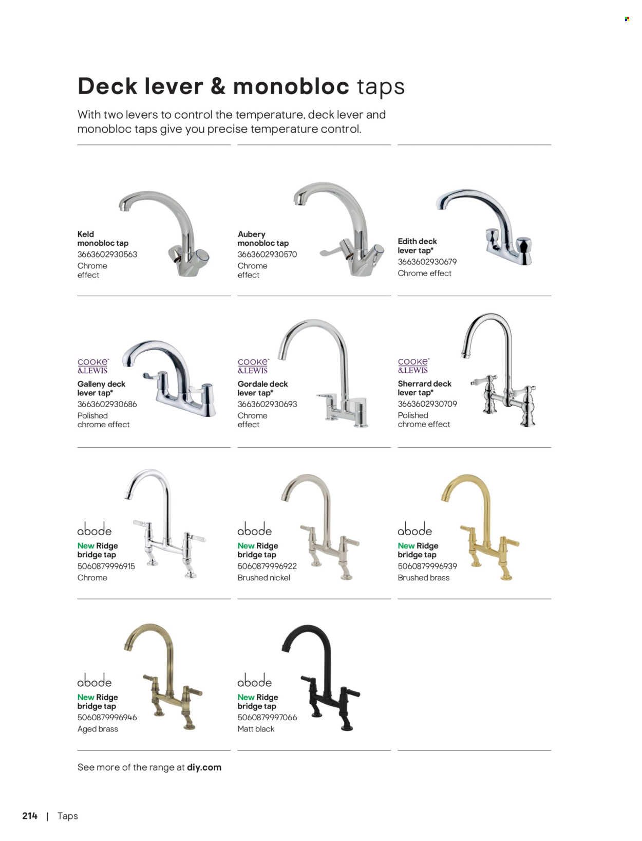 B&Q offer. Page 214