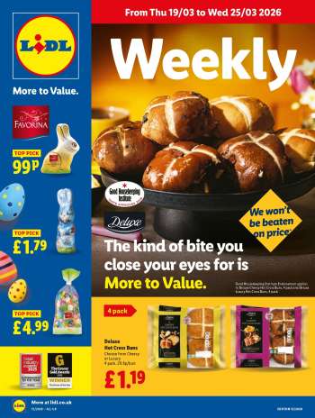 Lidl offer  - 19/03/2026 - 25/03/2026.