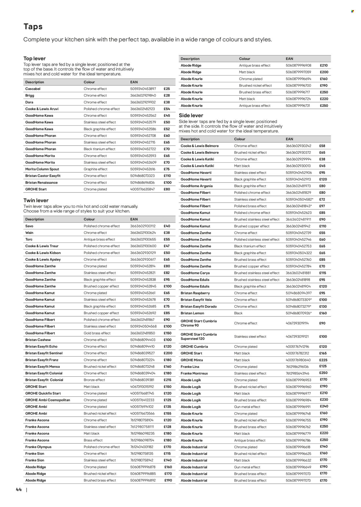 B&Q offer. Page 44