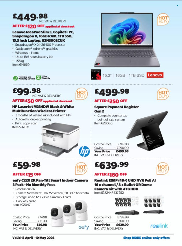 Costco offer - 13/04/2026 - 10/05/2026. Page 32