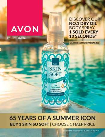 Avon offer  - 01/05/2026 - 31/05/2026.