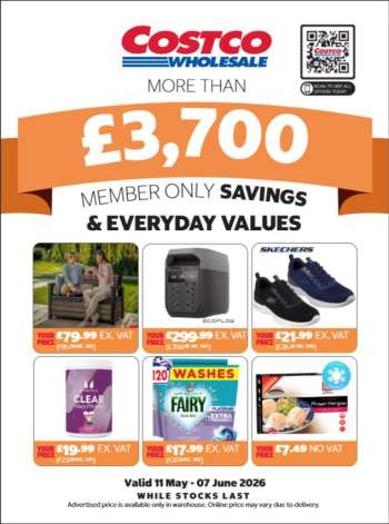 Costco offer  - 11/05/2026 - 07/06/2026.