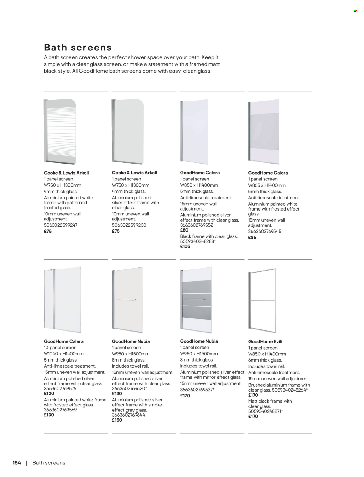 B&Q offer. Page 154