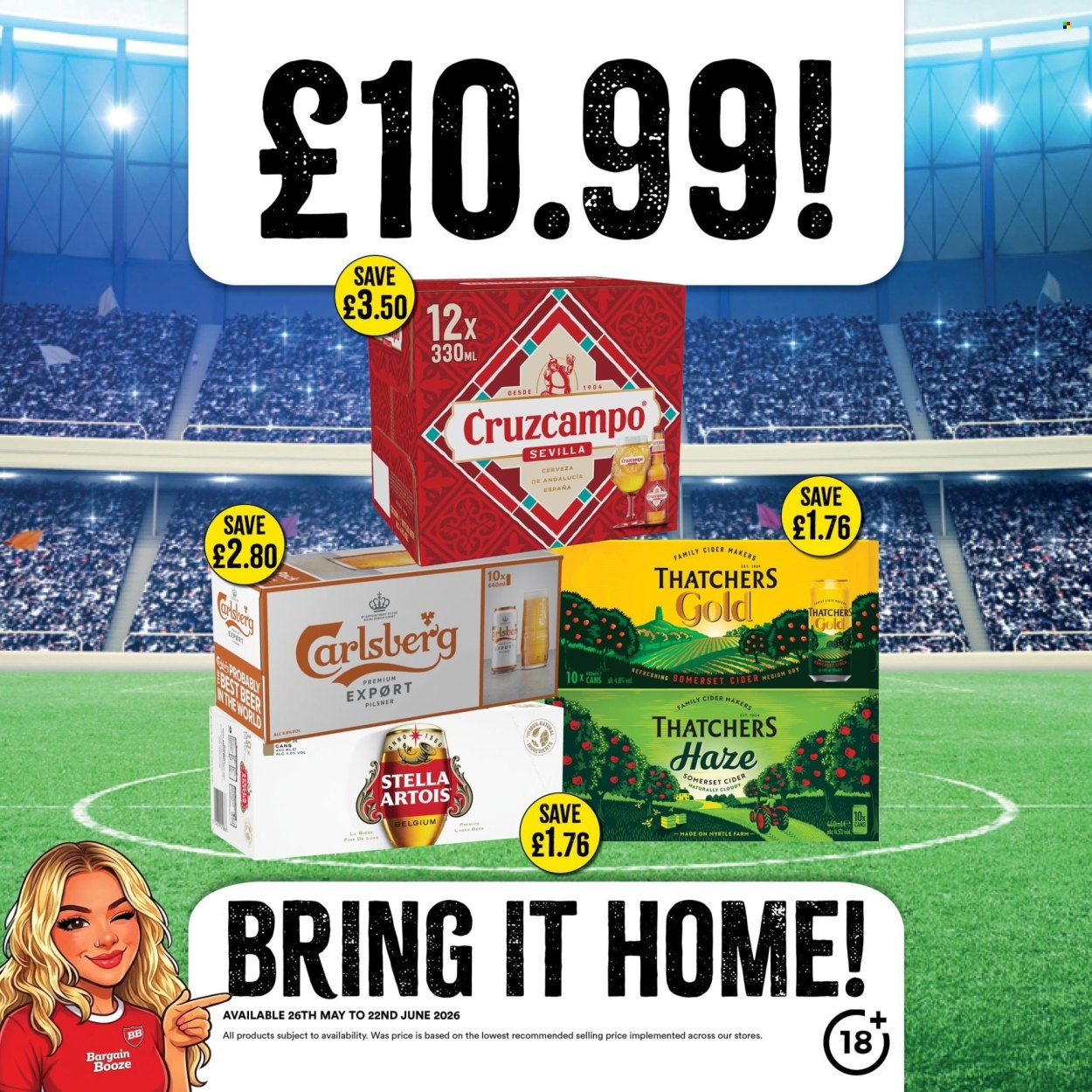 Bargain Booze offer - 26/05/2026 - 22/06/2026. Page 1