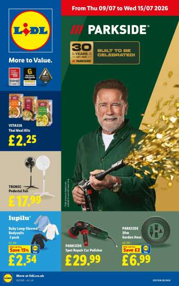 Lidl offer  - 09/07/2026 - 15/07/2026.