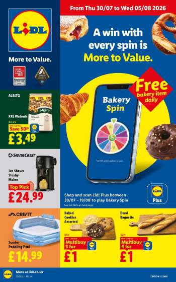 Lidl offer  - 30/07/2026 - 05/08/2026.