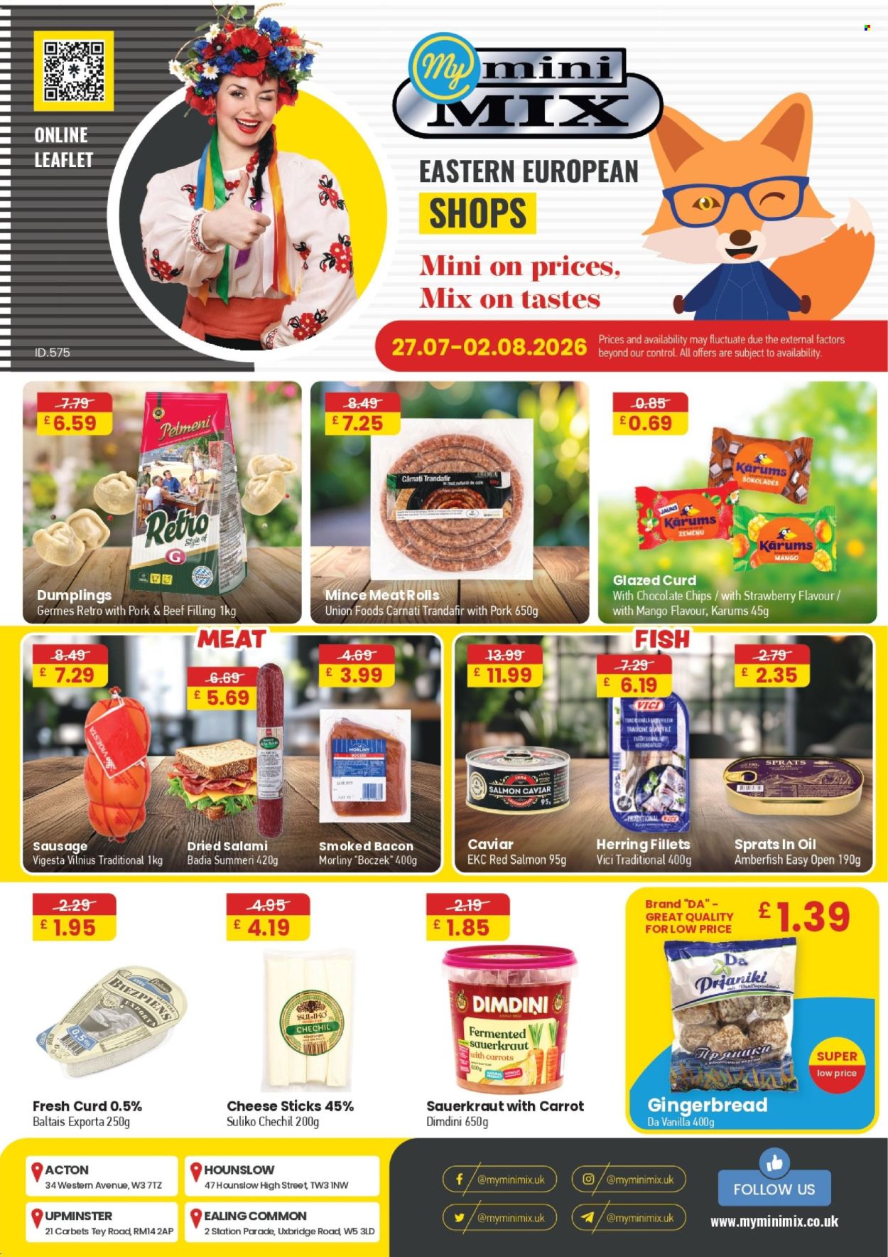 MyMINIMIX offer - 27/07/2026 - 02/08/2026. Page 1