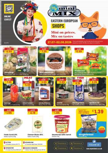 MyMINIMIX offer  - 27/07/2026 - 02/08/2026.