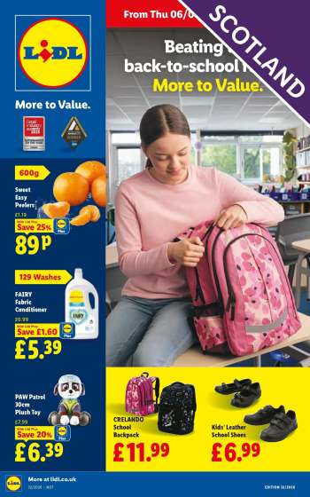 Lidl offer  - 06/08/2026 - 12/08/2026.