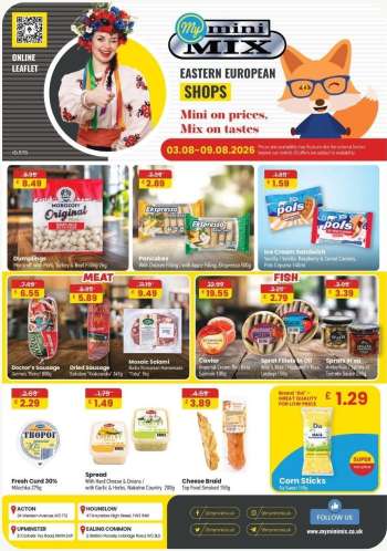 MyMINIMIX offer  - 03/08/2026 - 09/08/2026.