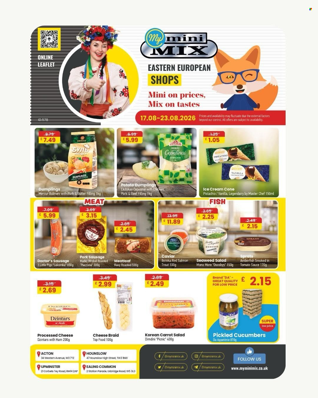 MyMINIMIX offer - 17/08/2026 - 23/08/2026. Page 1