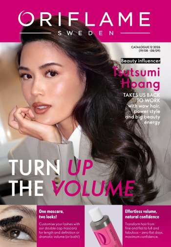 Oriflame offer  - 19/08/2026 - 08/09/2026.