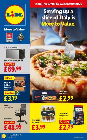 Lidl offer  - 27/08/2026 - 02/09/2026.