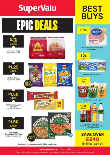 SuperValu offer  - 23/08/2026 - 12/09/2026.