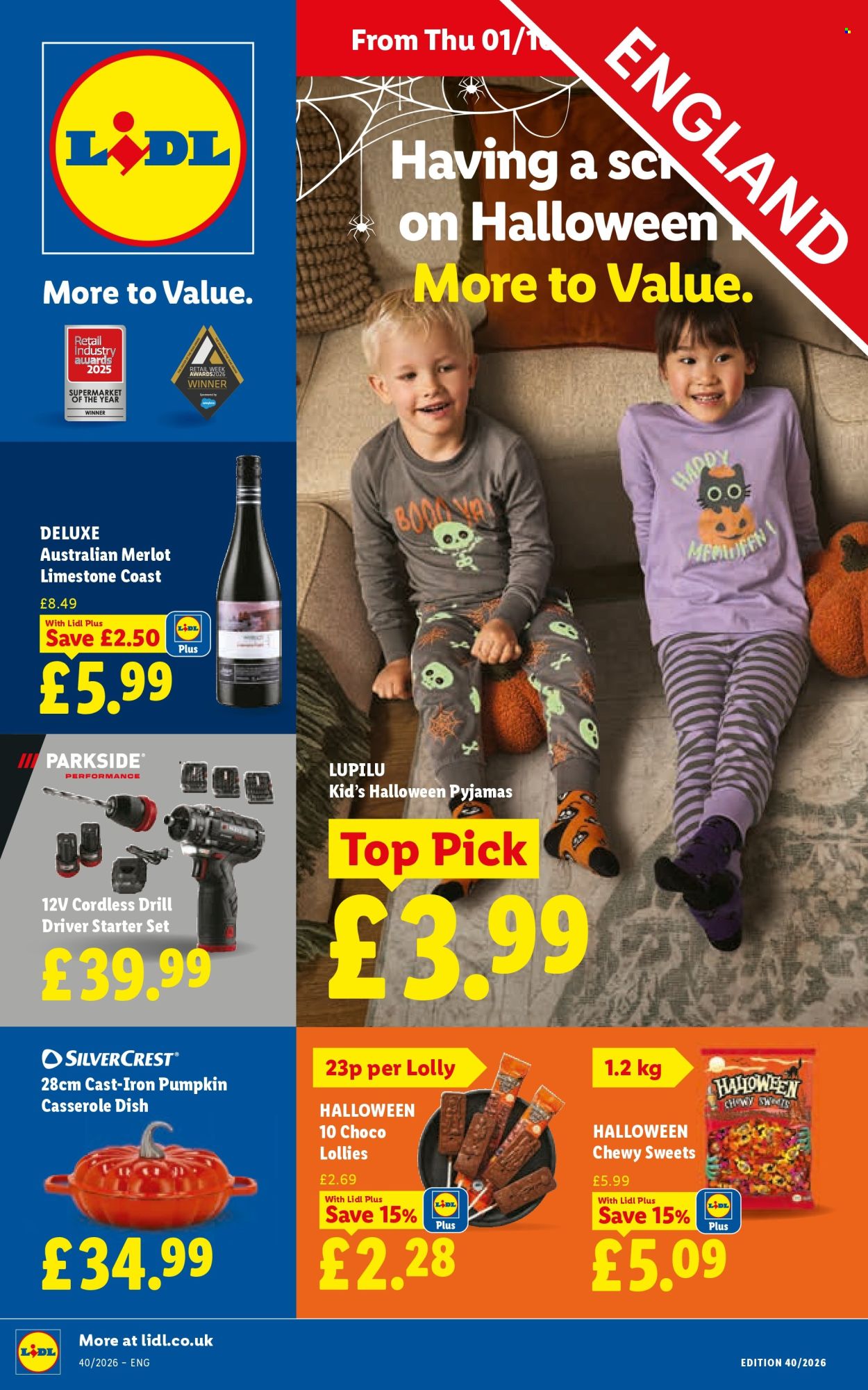 Lidl offer - 01/10/2026 - 07/10/2026. Page 1