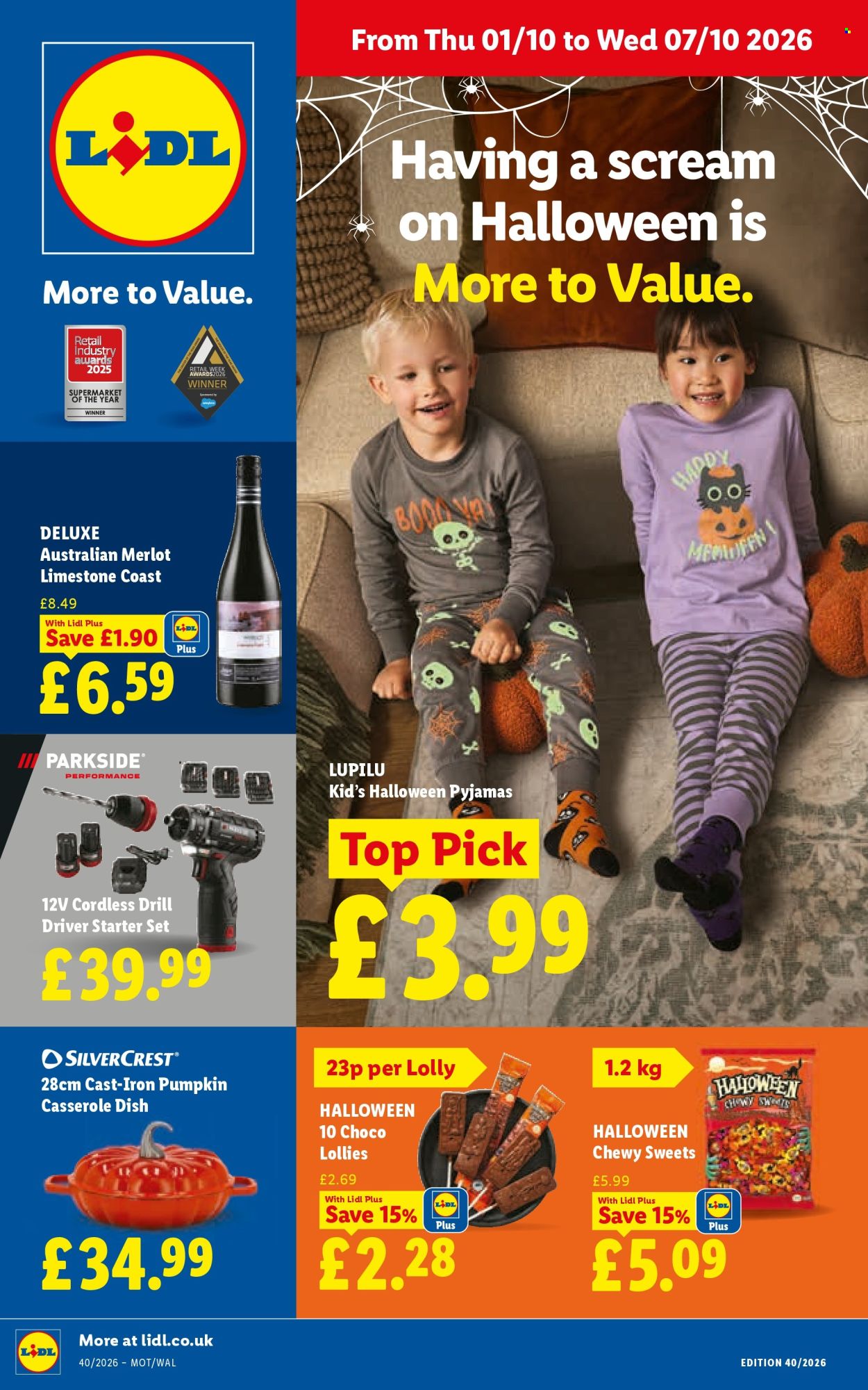 Lidl offer - 01/10/2026 - 07/10/2026. Page 1