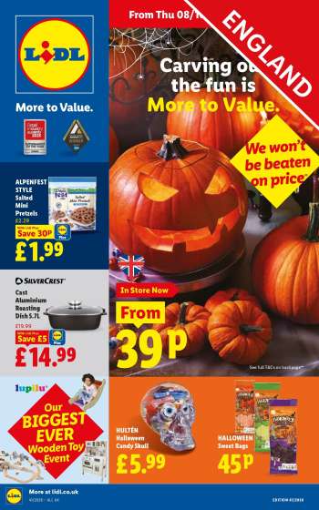 Lidl offer  - 08/10/2026 - 14/10/2026.