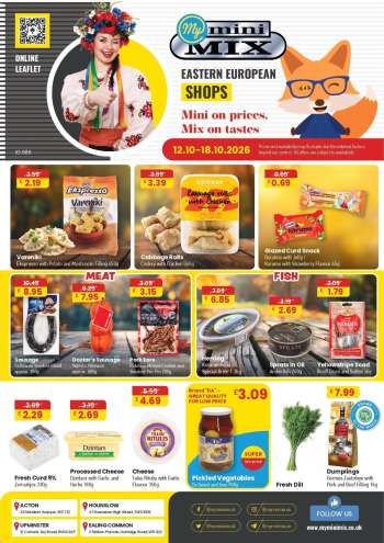 MyMINIMIX offer  - 12/10/2026 - 18/10/2026.