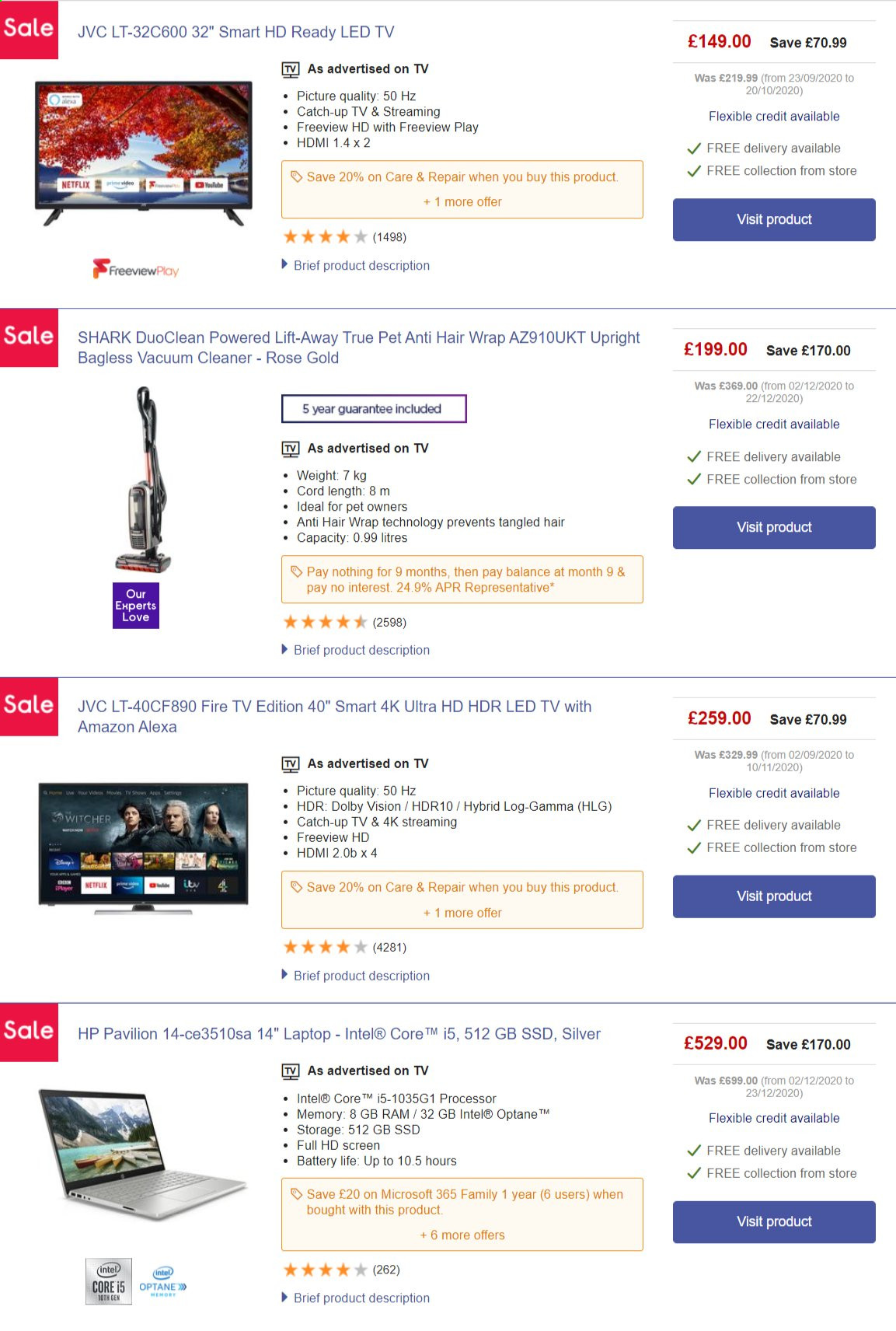 thumbnail - Currys PC World offer - 02/01/2021 - 08/01/2021.