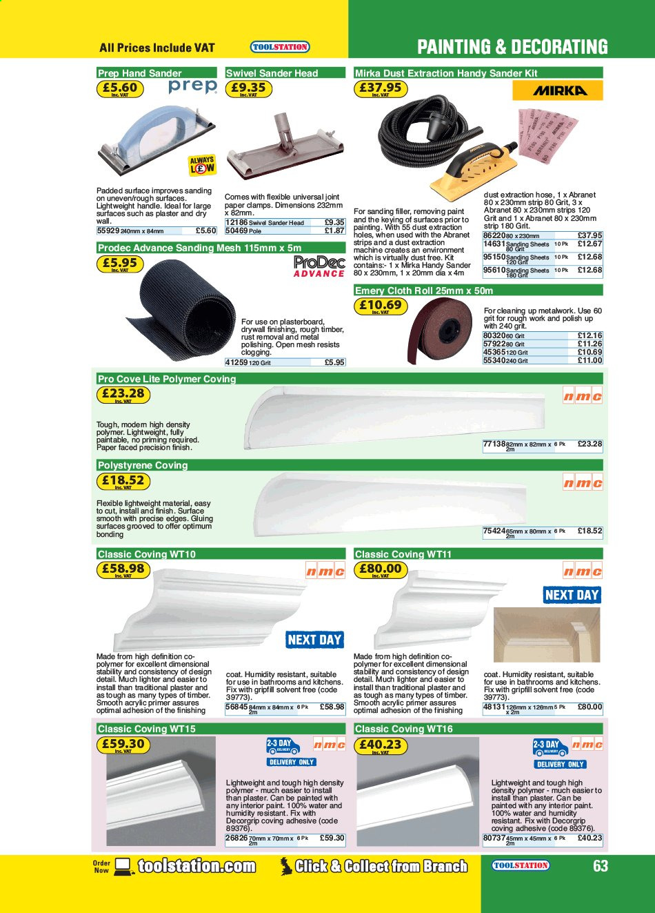 thumbnail - Toolstation offer  - Sales products - polish, adhesive, plaster. Page 63.