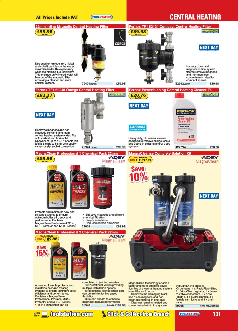thumbnail - Toolstation offer  - Sales products - cleaner. Page 131.