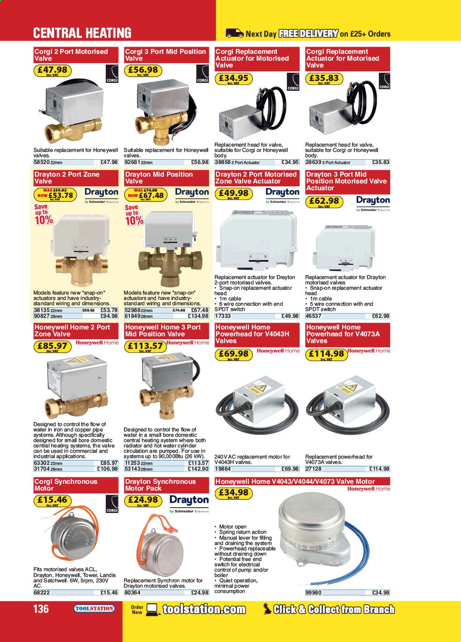 thumbnail - Toolstation offer  - Sales products - pipe, switch, pump. Page 136.