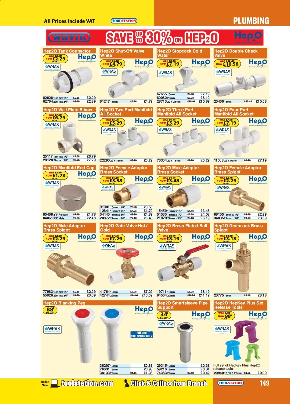 thumbnail - Toolstation offer  - Sales products - pipe. Page 149.