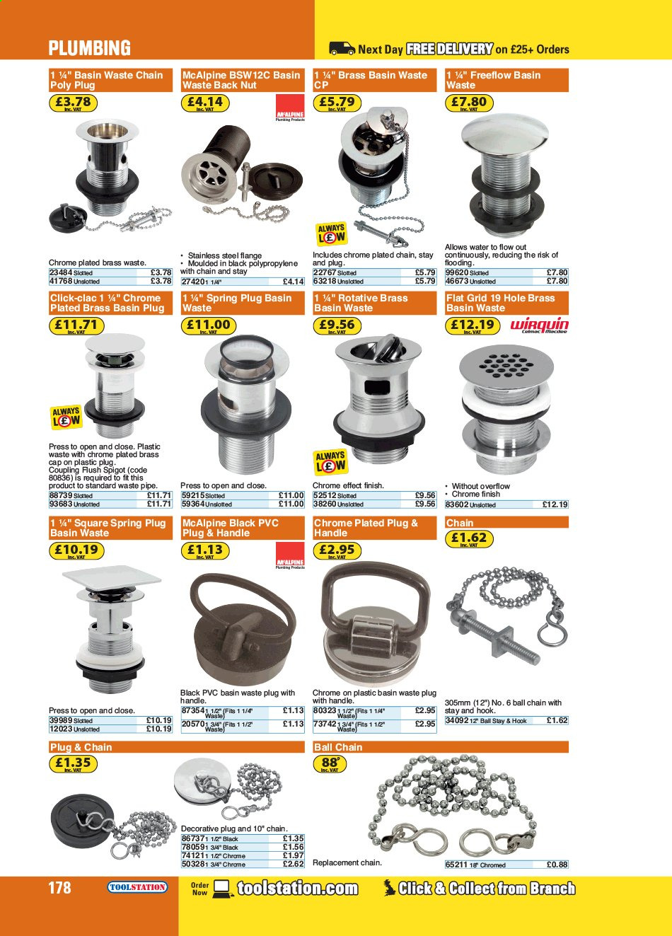 thumbnail - Toolstation offer  - Sales products - pipe, hook. Page 178.