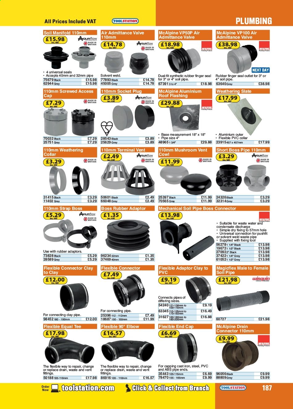 thumbnail - Toolstation offer  - Sales products - pipe, strap. Page 187.