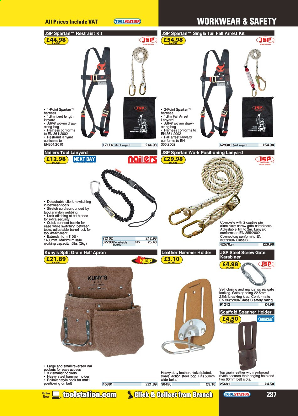 thumbnail - Toolstation offer  - Sales products - hammer, holder, spanner. Page 287.