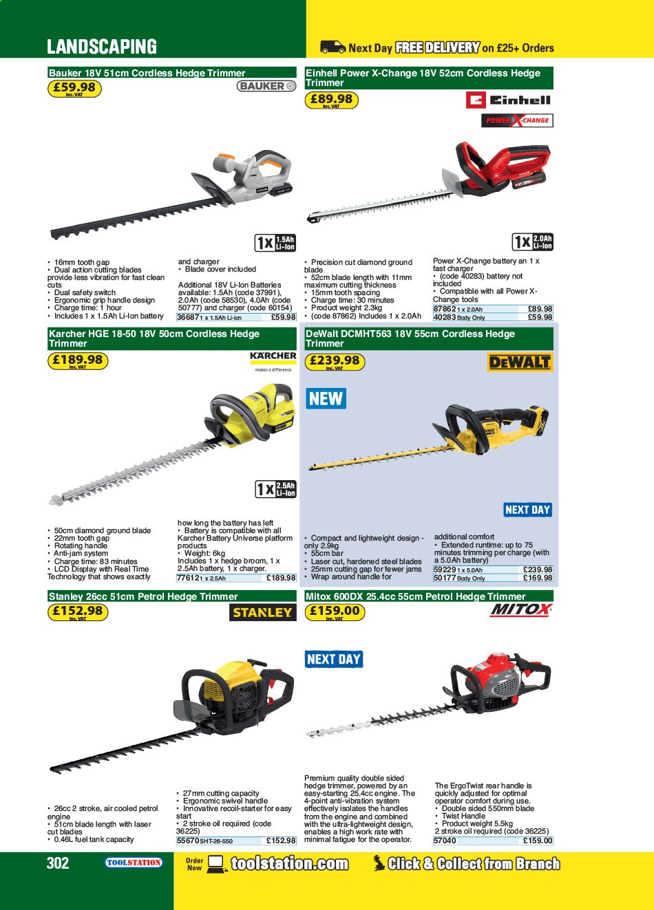 thumbnail - Toolstation offer  - Sales products - Stanley, switch, DeWALT, Kärcher. Page 302.