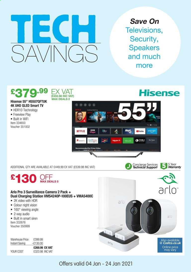thumbnail - Costco offer  - 04/01/2021 - 24/01/2021 - Sales products - Hisense. Page 2.