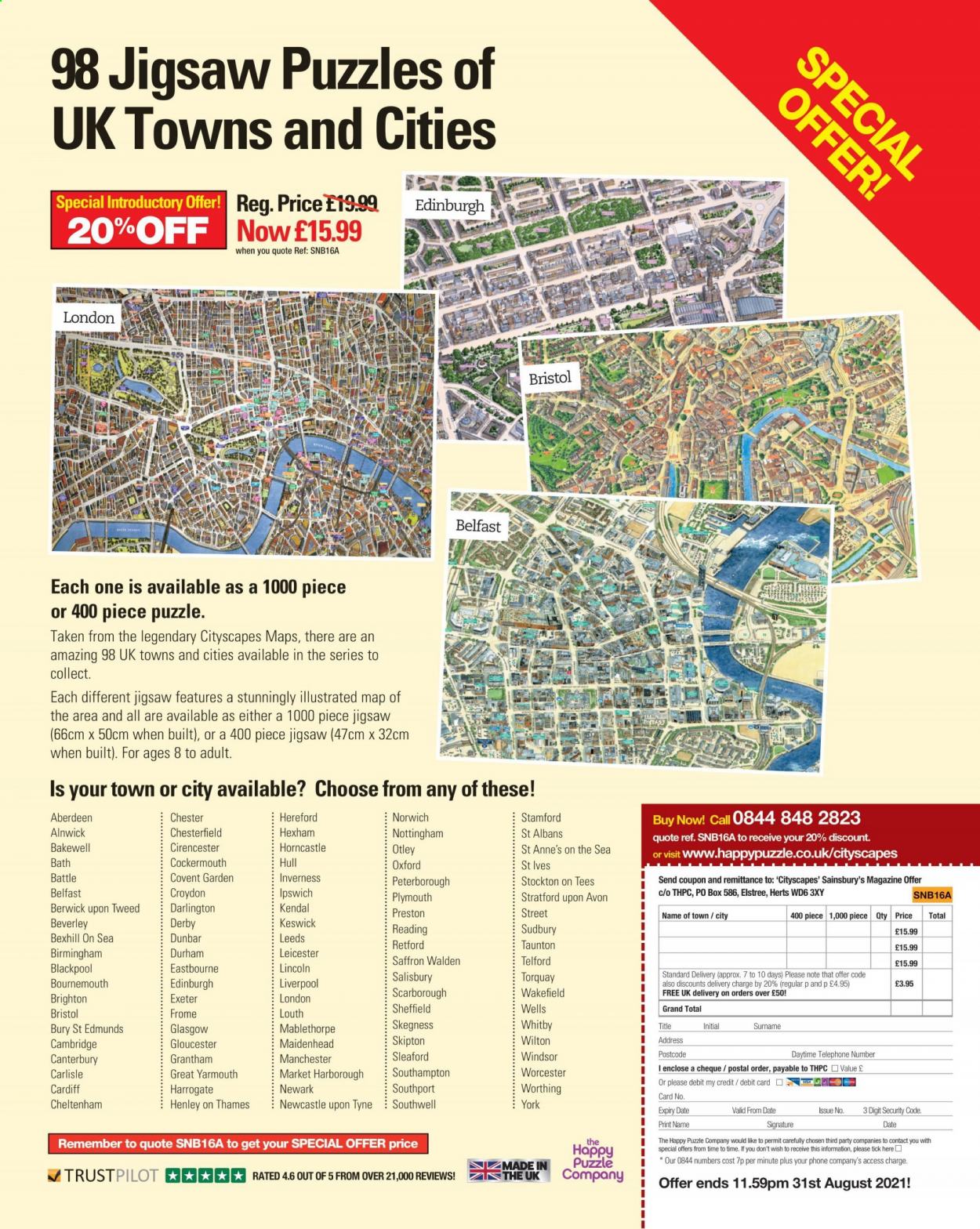 Sainsbury's offer - 01/01/2021 - 31/01/2021. Page 138