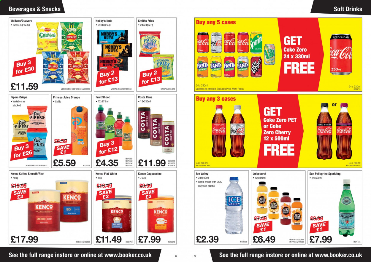 thumbnail - Makro offer  - 06/01/2021 - 26/01/2021 - Sales products - oranges, potato fries, snack, Coca-Cola, juice, Coca-Cola zero, soft drink, cappuccino, coffee. Page 5.