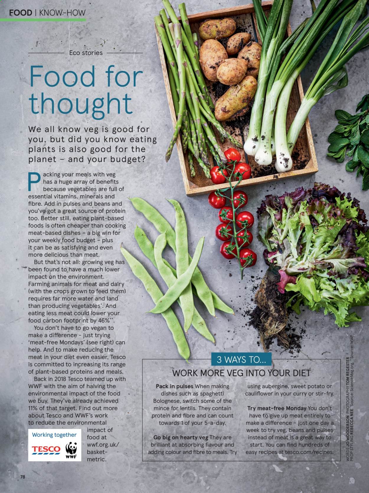 Tesco offer. Page 78