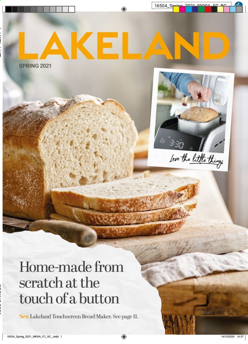thumbnail - Lakeland offer  - Sales products - bread maker. Page 1.