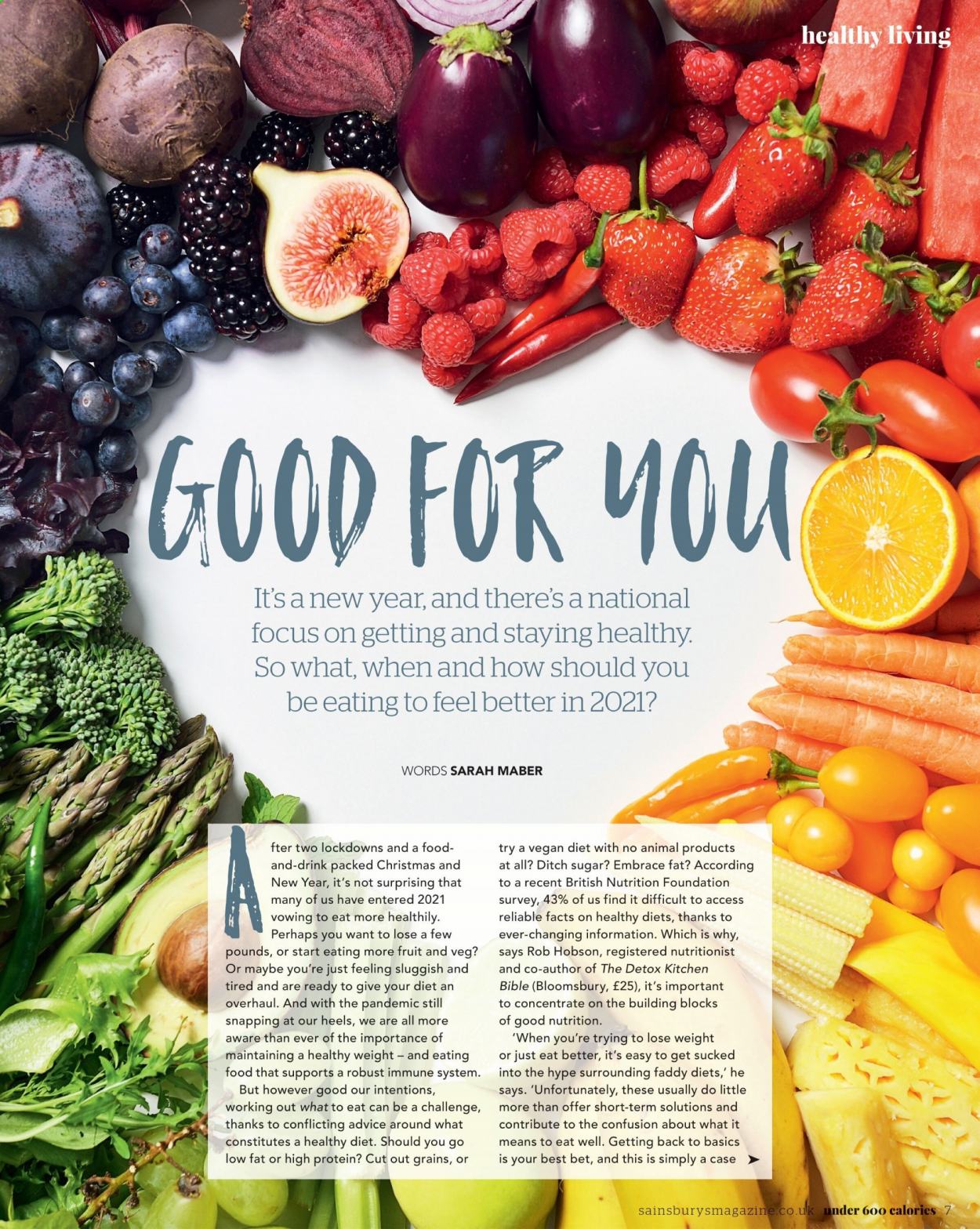 Sainsbury's offer. Page 7