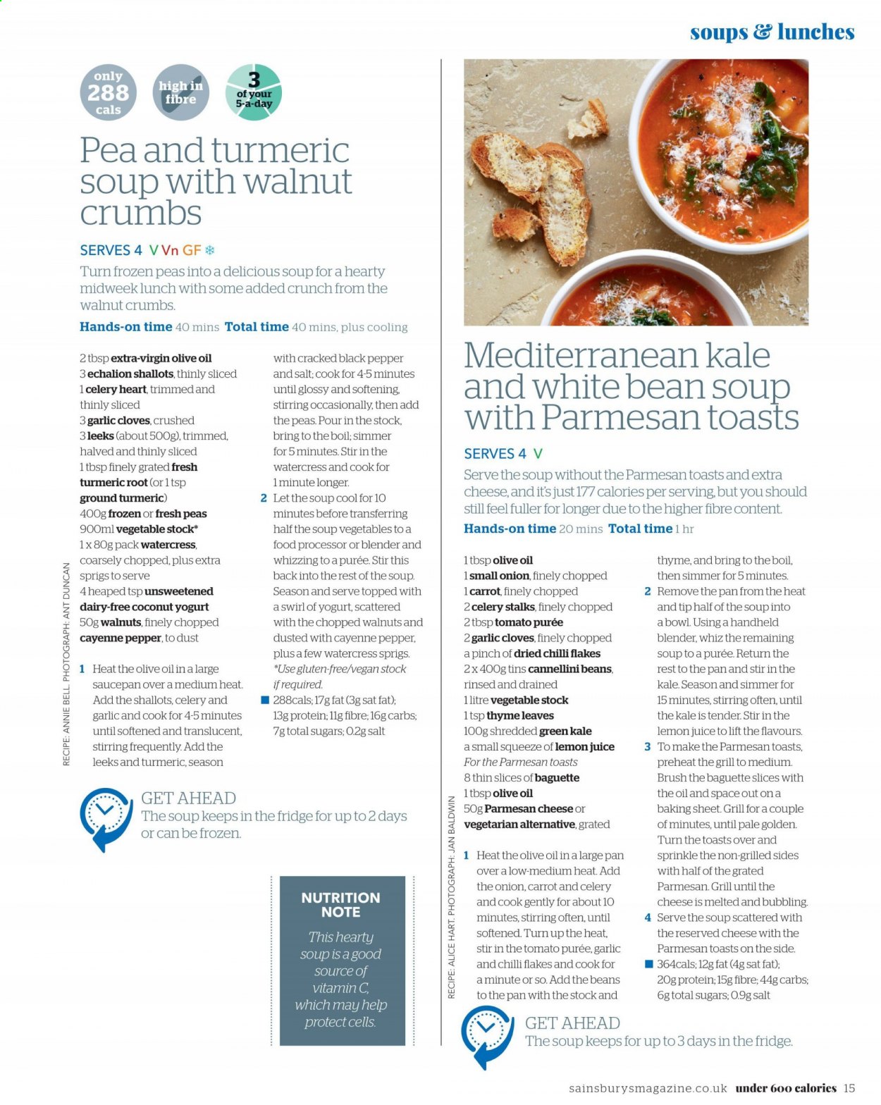 Sainsbury's offer. Page 15