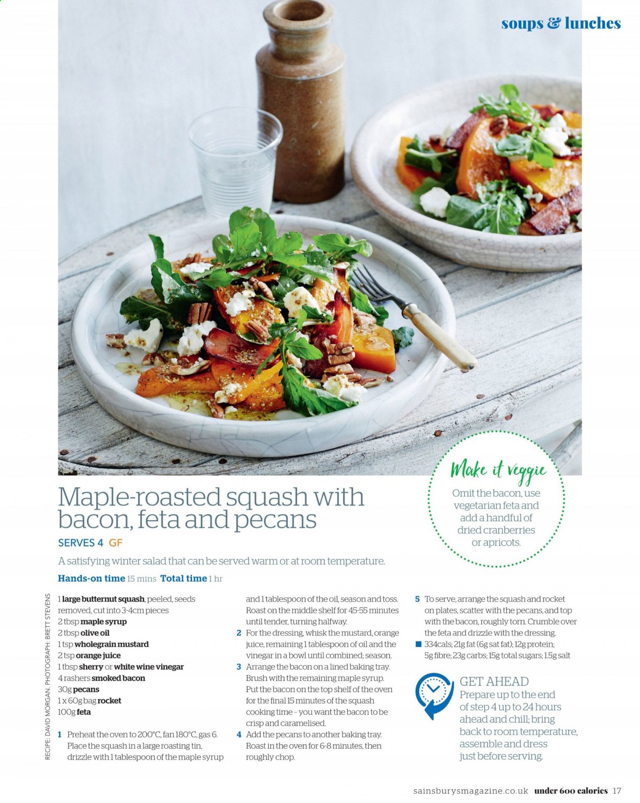 Sainsbury's offer. Page 17