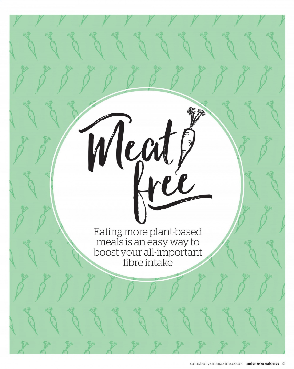 Sainsbury's offer. Page 21