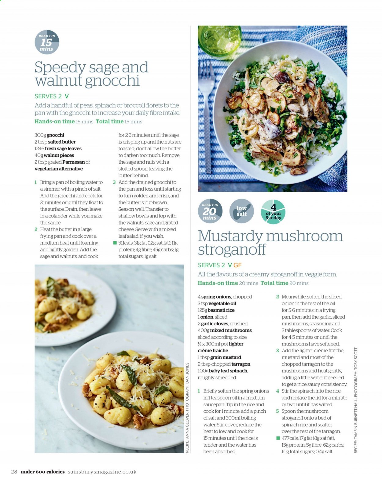 Sainsbury's offer. Page 28