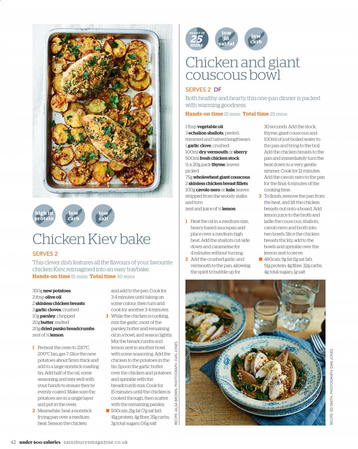 Sainsbury's offer. Page 42